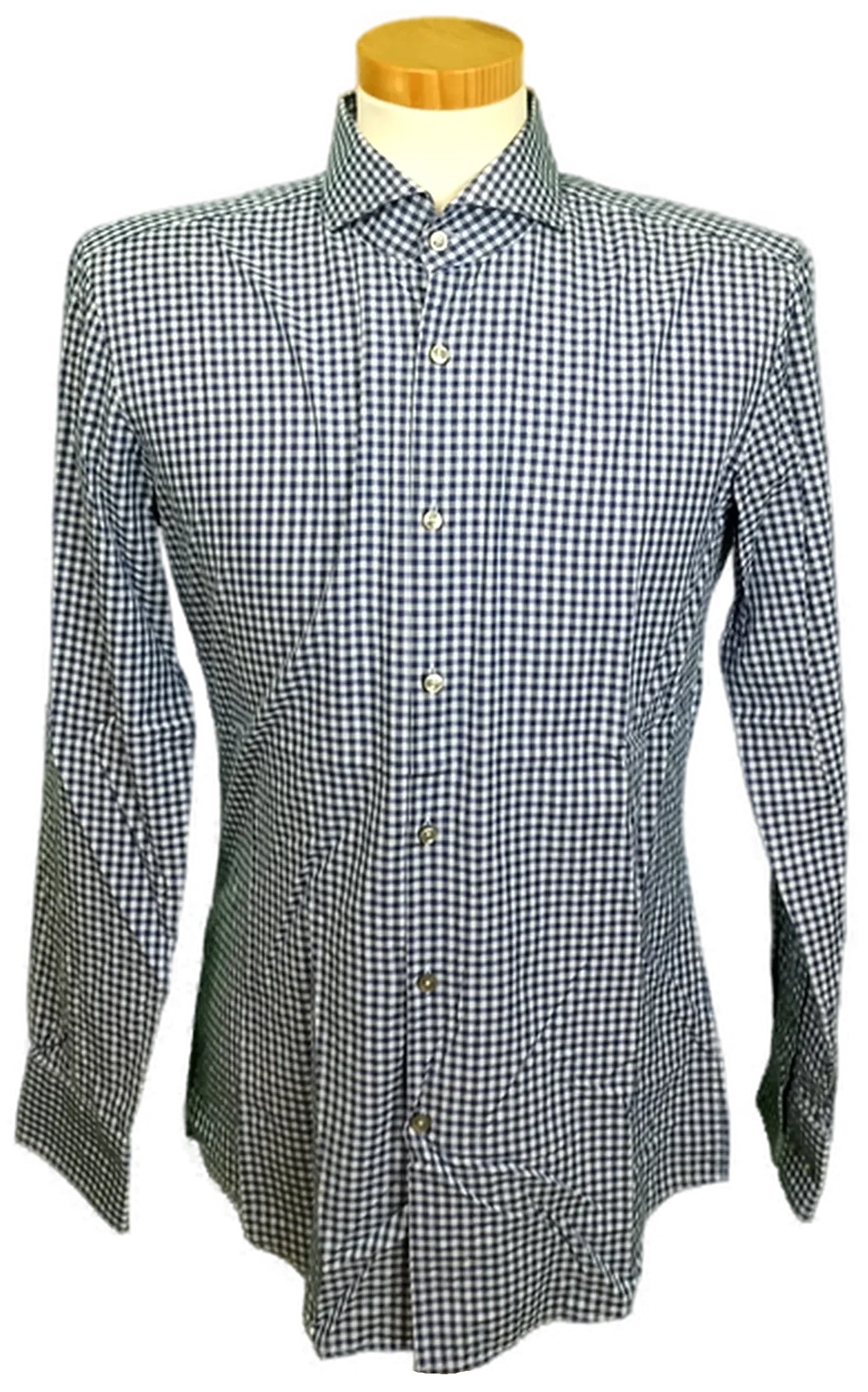 Hugo Boss Herrenhemd blau/weiß Gr. 40 – Bild 1