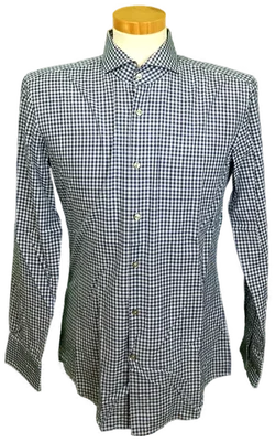 Hugo Boss Herrenhemd blau/weiß Gr. 40 – Vorschau 1