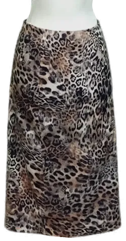 Marc Cain Damen Midikleid mit Leopardenprint in Braun/Beige, Gr. 36 - Bild 1