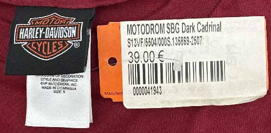 Genuine Motor Harley-Davidson Cycles - Herren T-Shirt - Gr. S – Bild 4