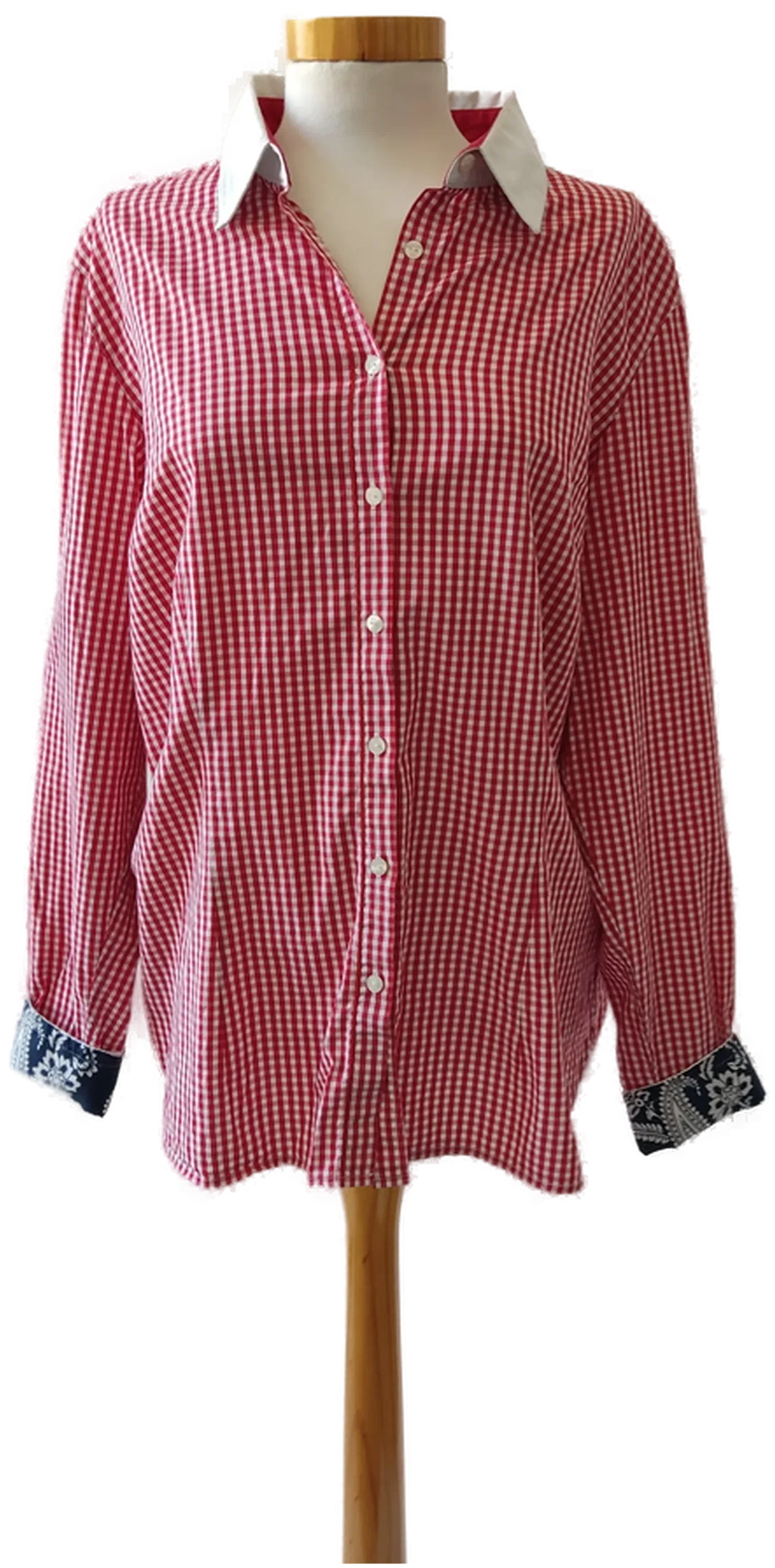 Tommy Hilfiger Damen Hemd, rot - Gr. 40 - Bild 4