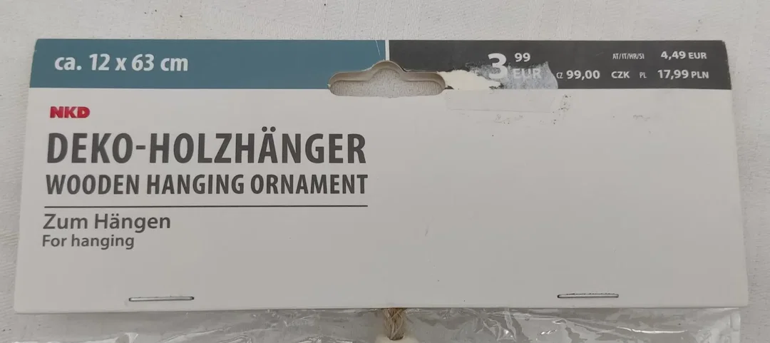 NKD - Deko-Holzhänger – Bild 2