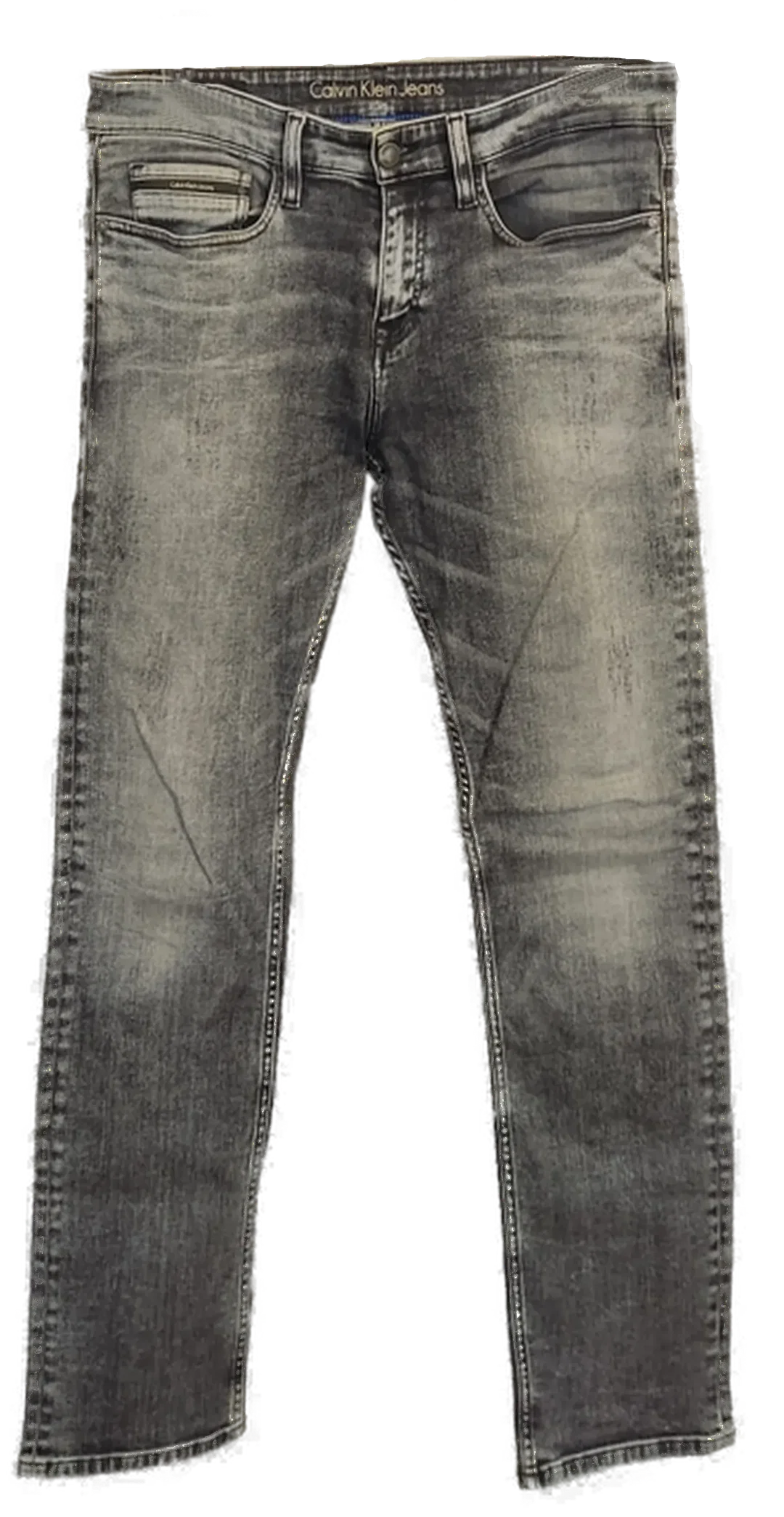 Calvin Klein Herren Slim Straight Jeans grau Gr. W31 L34 – Bild 1