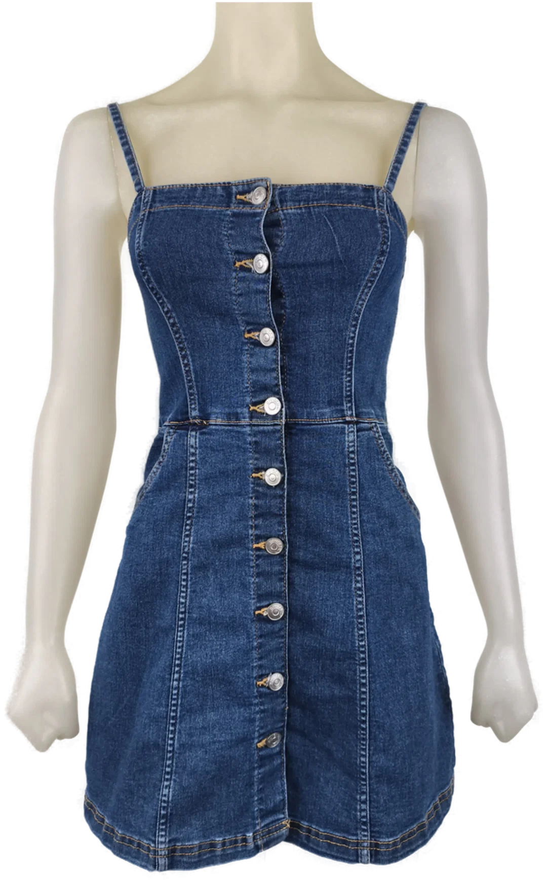 H&M, Jeanskleid, Teenager, Gr. 34 – Bild 1