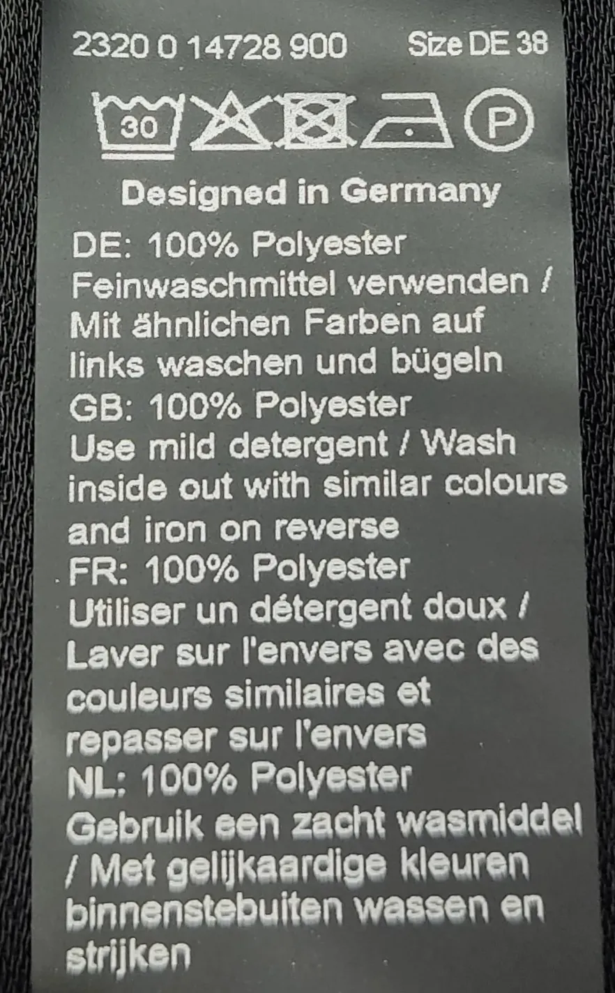 Hallhuber Damenkleid mit Raffung schwarz Gr. M – Bild 4