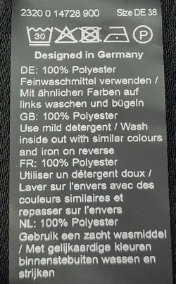 Hallhuber Damenkleid mit Raffung schwarz Gr. M – Vorschau 4
