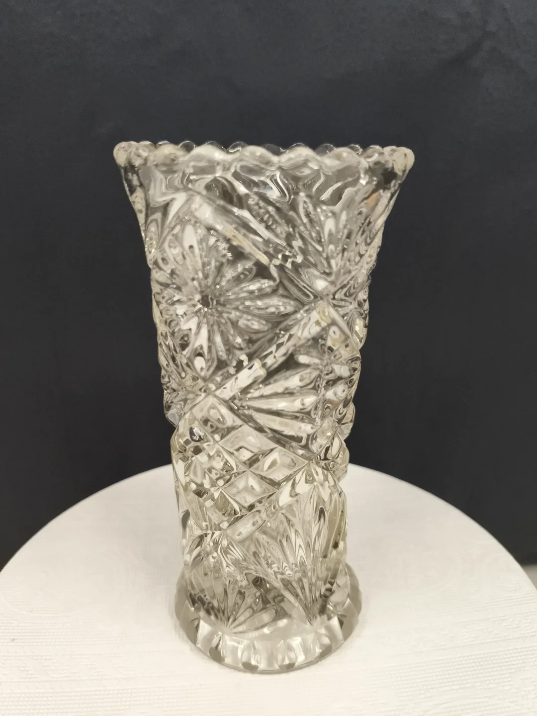 Vase Kristallglas, 16cm - Bild 1