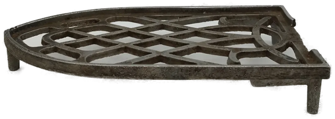 Dekorative und hitzebeständige (Bügeleisen)-Ablage aus Metall  - Bild 1