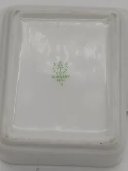 Hollohaza kleine Porzellan Schale mit Deckel - Bild 4