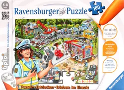Tiptoi Puzzle von Ravensburger  – Im Einsatz (100 Teile) - Bild 1