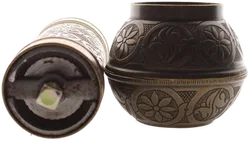 Orientalische Handkaffeemühle, Höhe ca. 19 cm - Bild 2