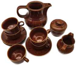 Colditz, Kaffeegeschirr Keramik, Vintage - Bild 2