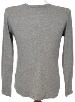 H&M LOGG Herren Langarm Shirt grau - Gr. S/EUR 46 - Bild 1