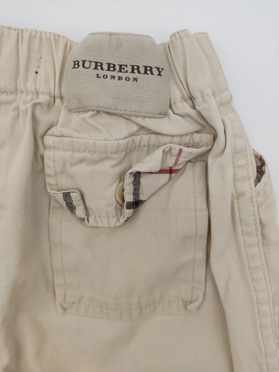 Burberry Kinder Hose beige Gr.80 – Bild 3