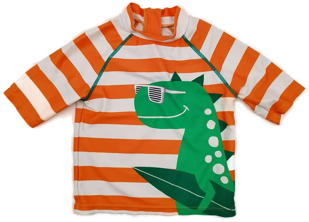 Kinder UV-Schwimmshirt Animal Print Gr.86/92 | Tierischer Badespaß - Bild 1