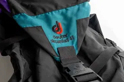 Deuter Aircomfort 45 – Vintage Trekkingrucksack lila/türkis - Bild 2