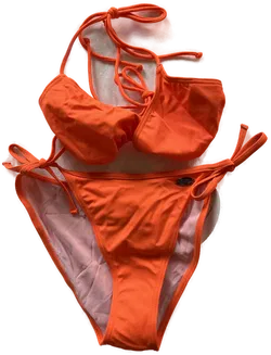 FASHY Damen Badebikini Gr. 34B neonorange - Neu mit Etikett - Bild 1