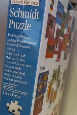 Schmidt Anne Geddes Panorama Puzzle Teddybären-Picknick 1000 Teile – Vorschau 2