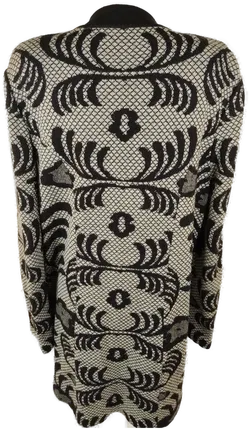 Attitude by FLAMM Damenweste / Mantel schwarz gemustert - XXXL/46 - Bild 2