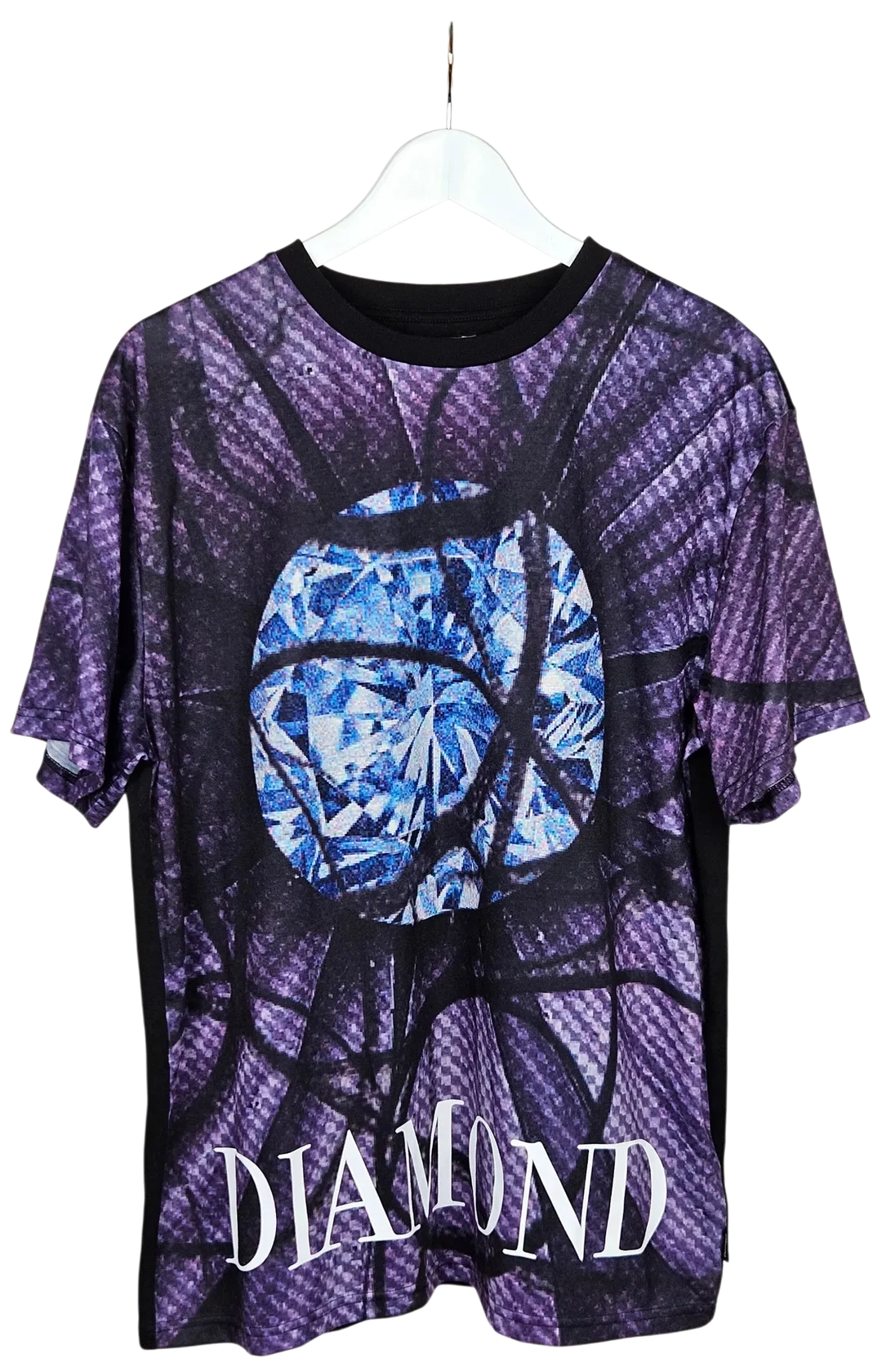 Diamond Supply Co. Herren T-Shirt, schwarz/violett - Gr. L - Bild 4