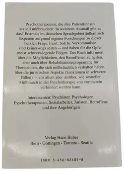 Sexueller Missbrauch in Psychotherapie und Psychiatrie - Kurt Marc Bachmann - Bild 2