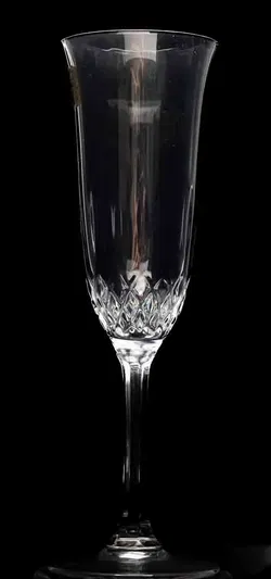 Concerto Capri - 4er-Set Kristall-Champagnergläser / Sektflöten (Vintage, Made in Italy) - Bild 2