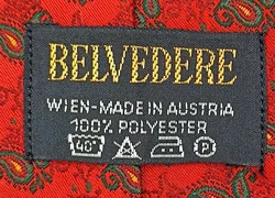 Belvedere Herrenkrawatte gemustert – Vorschau 3
