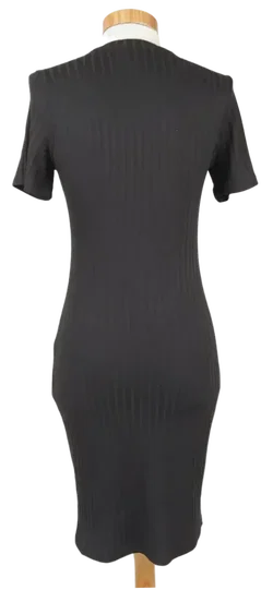 Primark Damen Kleid gerippt, schwarz - Gr. XS - Bild 2