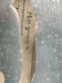 Vintage-Violine 1930er-1940er Jahre / deutsche Geige mit österreichischem Bogen - Bild 13