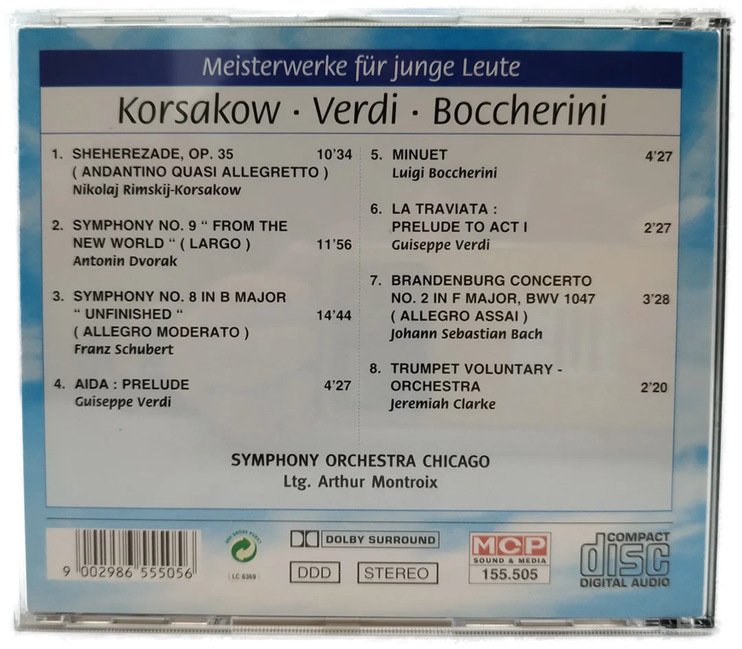 Meisterwerke für junge Leute - Korsakow, Verdi, Boccherini / CD – Bild 2