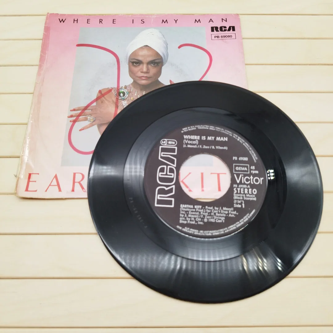 Eartha Kitt, Where is my man, Vinyl Single  – Bild 2