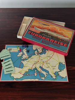 Europareise durch Reisebüreau KASPI - Gesellschaftsspiel - KASPI