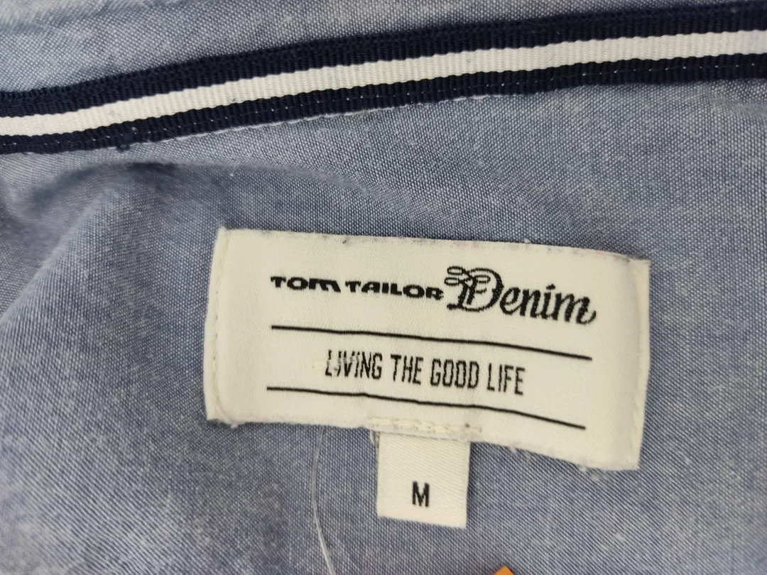 TOM TAILOR Denim Herrenhemd, weiß - Gr. M (slim fit) – Bild 4