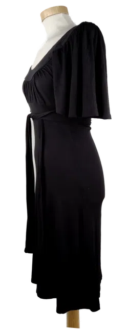 Kleid 'Clockhouse', kurzarm mit Rundhalsausschnit, schwarz, Größe XS - Bild 2