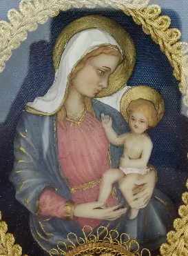 Bildrelief - Maria und Jesus – Bild 4