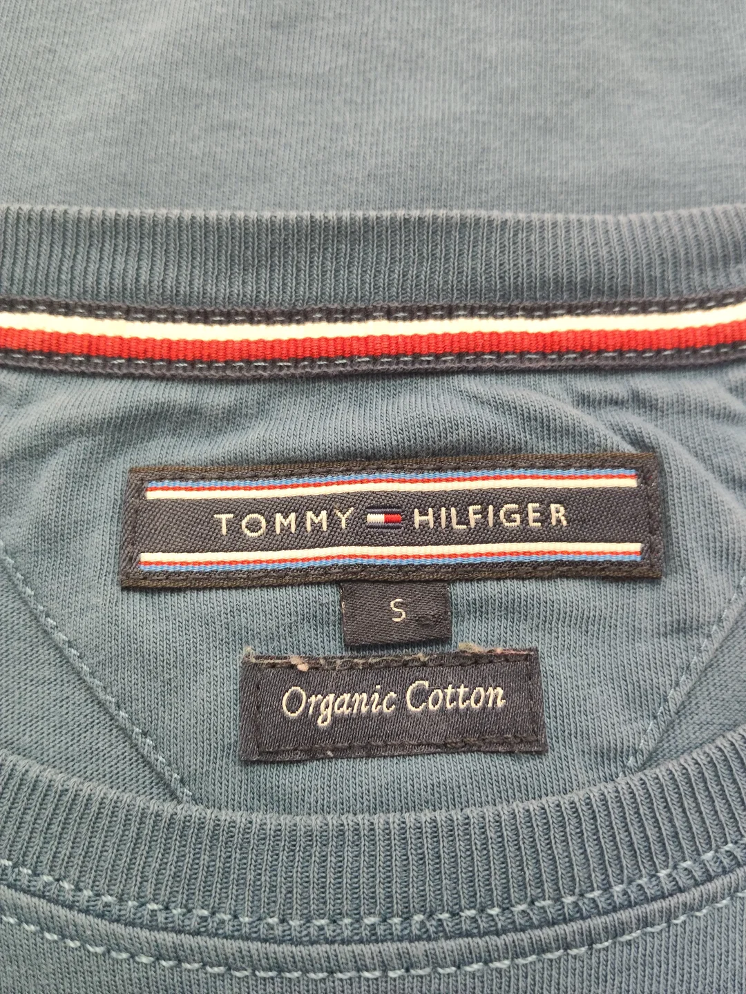 Herren T-Shirt Tommy Hilfiger Unifarben Baumwolle | Zeitlos – Bild 4