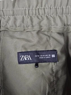 Zara Damen Hose, grün - M / 38 – Vorschau 4