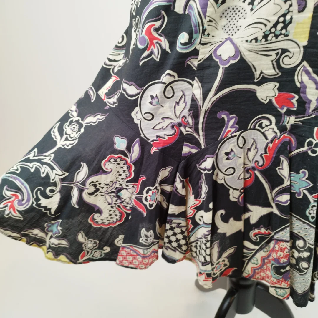 Bemusterter ETRO Midirock - Gr. 42 / 100% Baumwolle – Bild 3