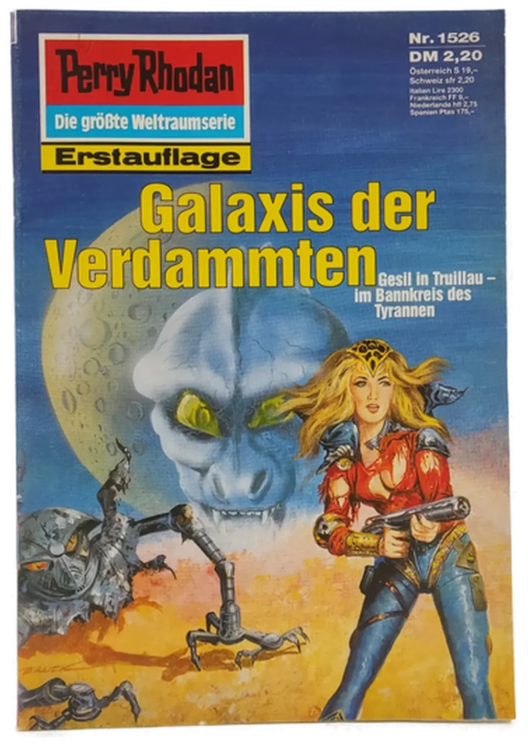 Romanheft Perry Rhodan Galaxis der Verdammten Erstauflage Nr. 1526 - Bild 2