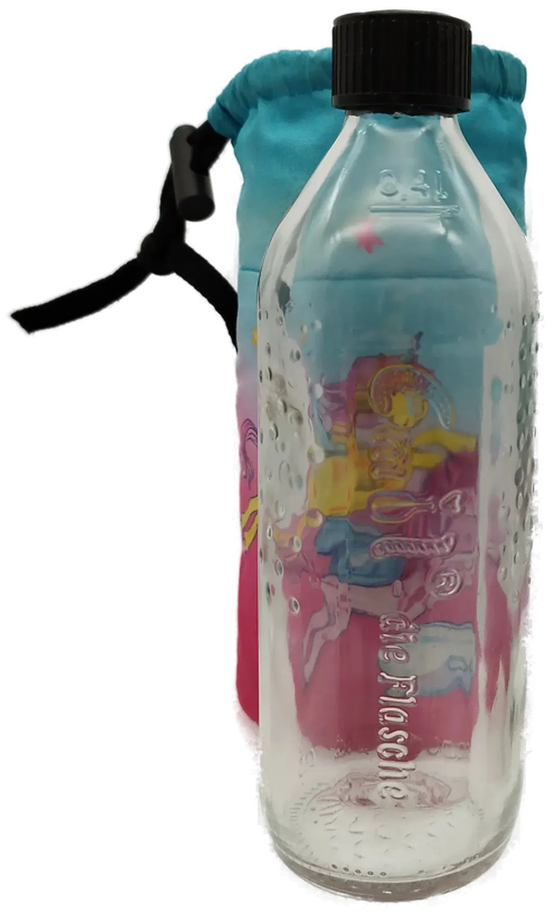 Glastrinkflasche Emil Lillifee-Motiv | Praktischer für unterwegs – Bild 4