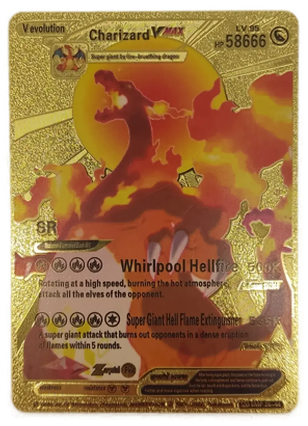 Pokémon Sammelkarte Goldfolie V evolution Charizard Vmax - Bild 4