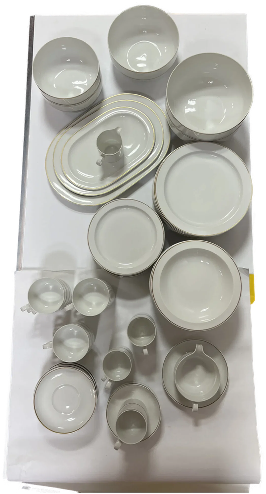 ROSENTHAL Tafelservice 75-teilig weiß mit Goldrand Studio Line – Bild 2