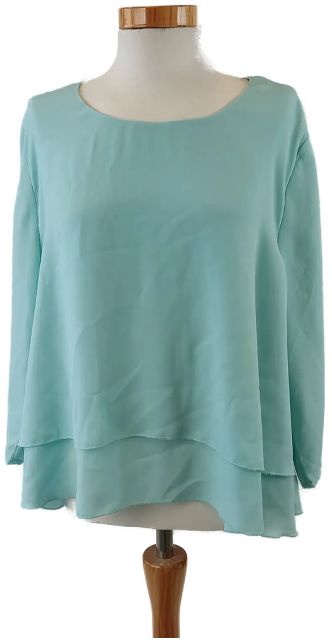 fishbone sister Damenbluse, türkis - Gr. L - Bild 4