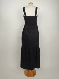 French Connection Damen Baumwollkleid schwarz - L / 40 - Bild 3