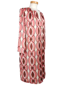 biancoghiaccio Damen Midikleid, multicolor - Gr. XXL  - Bild 3