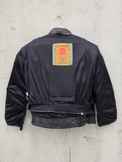 SANMARU Herren Leder Motorrad Jacket, schwarz - Gr. M – Vorschau 6