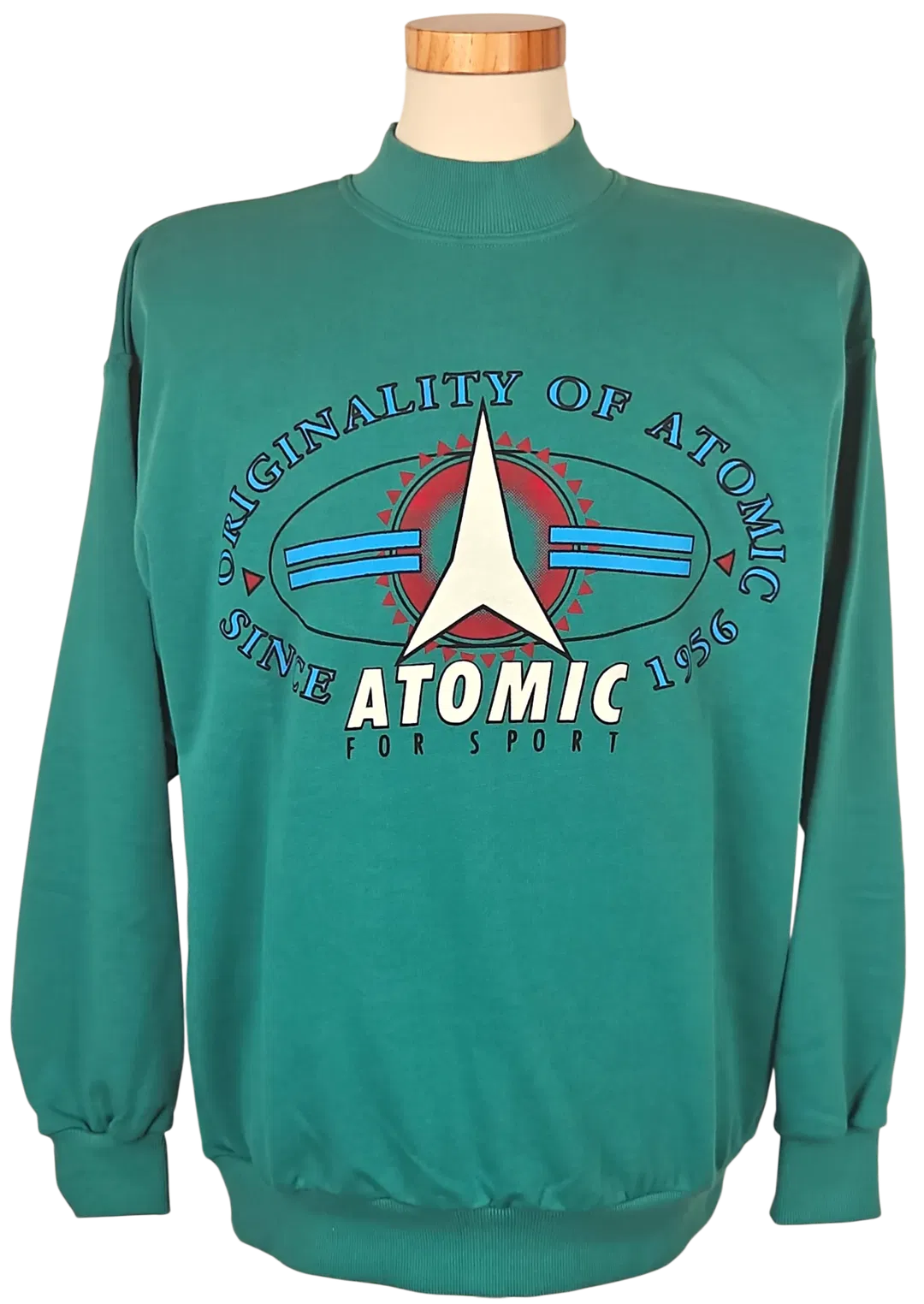 Atomic Vintage Herren Sweatshirt, grün - Gr. XL - Made in Austria  - Bild 4
