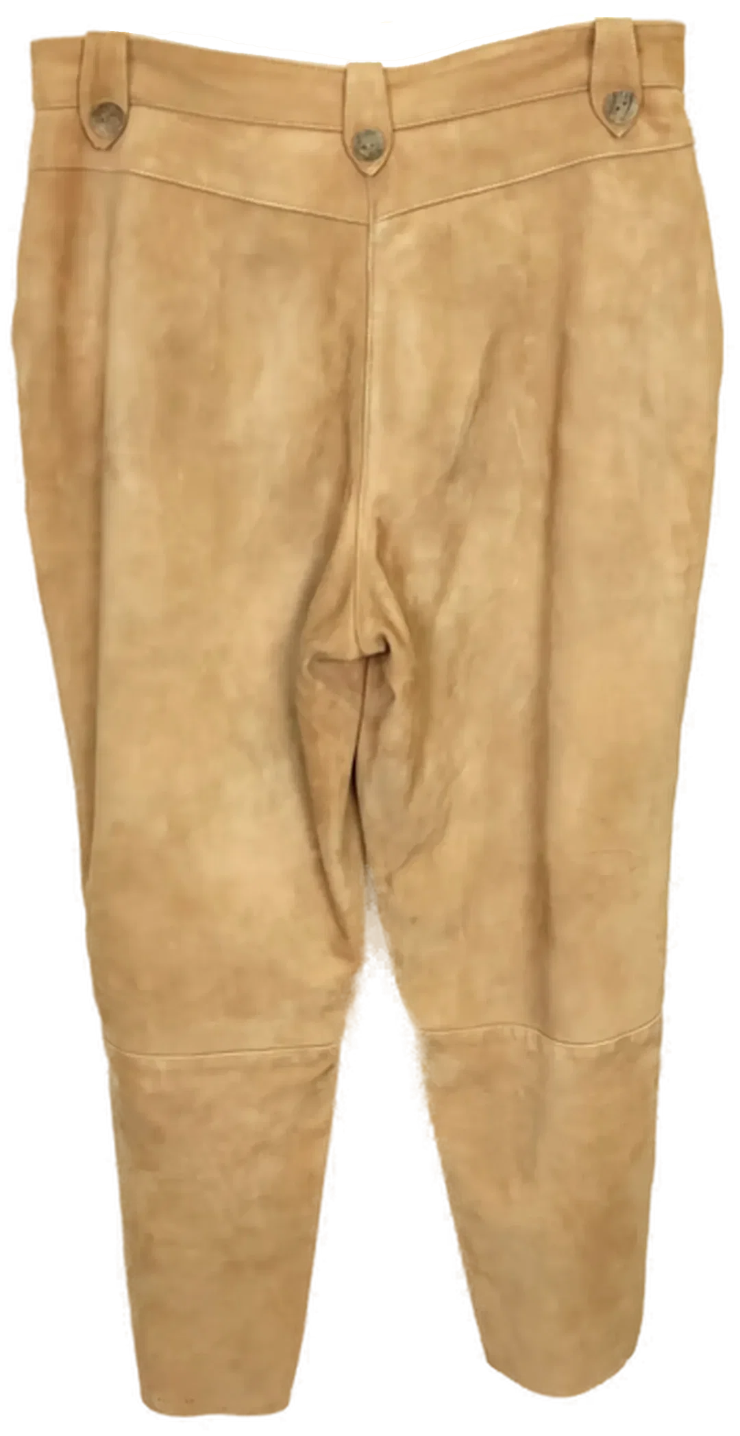 Meico Landhaus Look Herren Hose Rauleder beige Gr. 44 – Bild 2