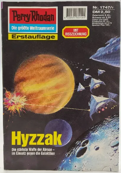 Romanheft Perry Rhodan Hyzzak Erstauflage Nr.1747 - Bild 2