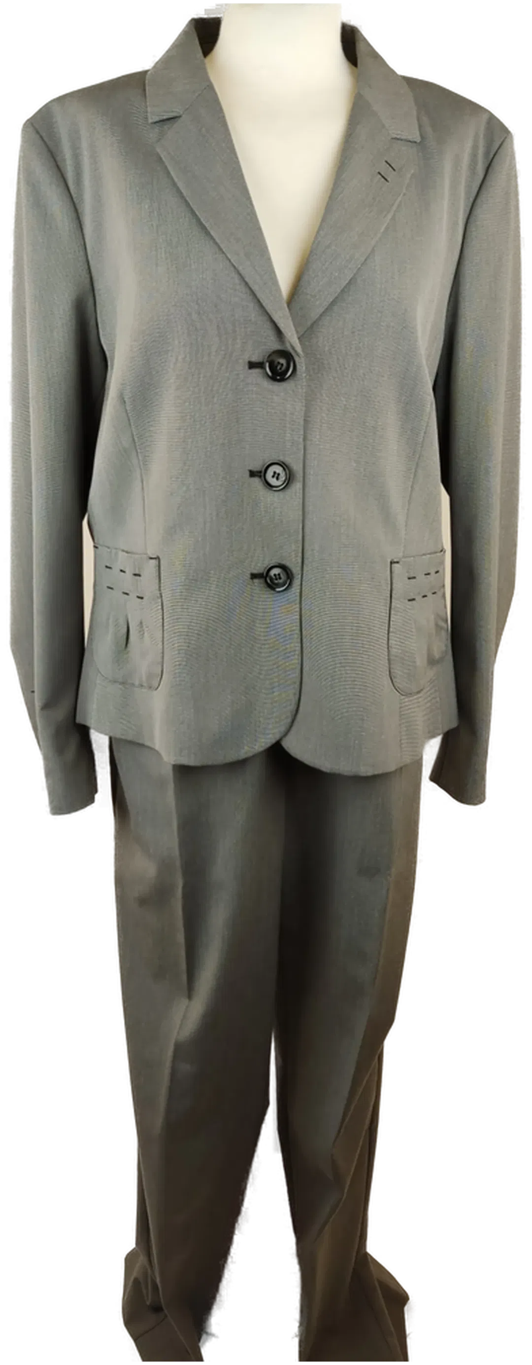 SA.HARA Damen Hosenanzug grau - XL/42 - Bild 1